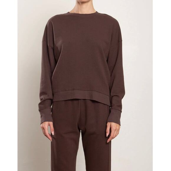 Pharaoh Collection Irene Crewneck in French Terry Size 1/Small - Picture 6 of 7